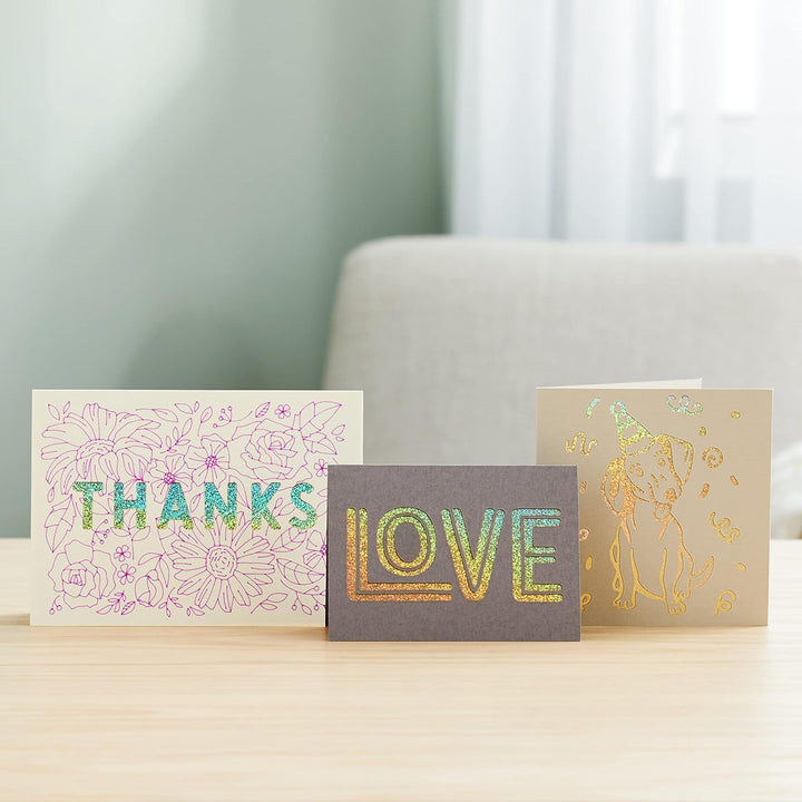 Cricut Cutaway -Karten | Pastell | 12,1 cm x 12,1 cm (Cricut -Grösse S40) | 14-Pack | Zur Verwendung