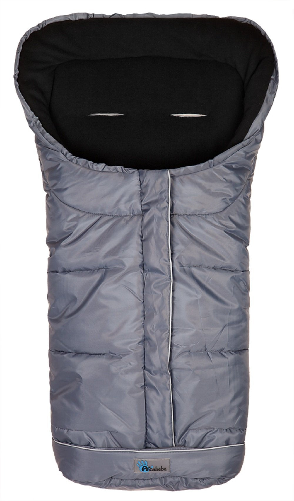 Altabebe AL2203 - 40 Winterfusssack, dunkelgrau/schwarz Dunkelgrau - Schwarz, Dunkelgrau - Schwarz