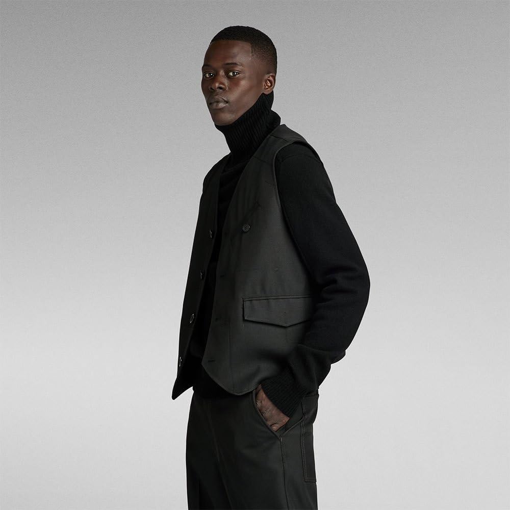 G-STAR Herren Midnight Weste Casual Blazer, M