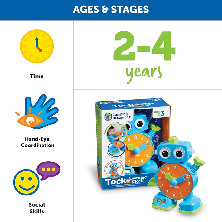 Learning Resources Tock the Learning Clock – Tick, die Lernuhr