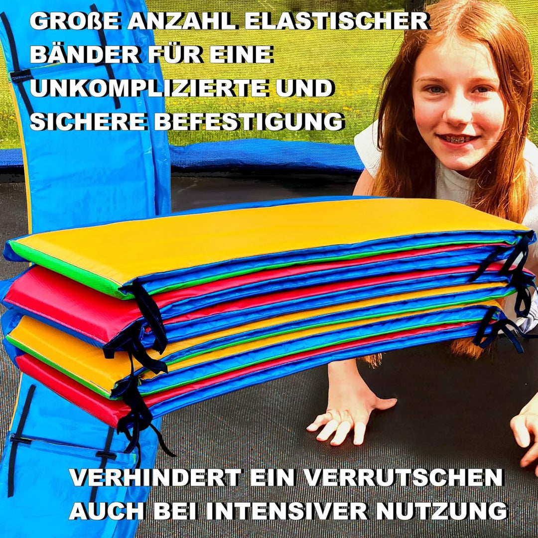 Baunsal® Trampolin Randabdeckung Ø 183 244 250 275 300 305 335 366 370 396 400 427 430 457 460 487 4