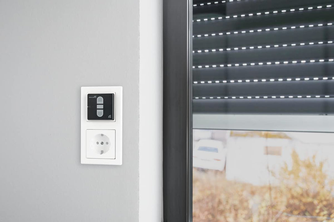 Schellenberg 21007 Smart Home Funk-Rolladenschalter & Funk-Raffstoreschalter, nachrüstbar für Smarte