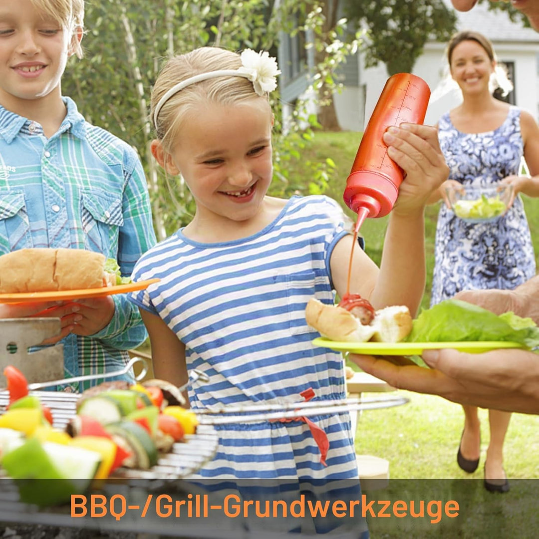 MAIKEHIGH Grillspachtel Plancha Kit Edelstahl Grillbesteck - 9 Stück Schwerer Edelstahl Pfannenwende