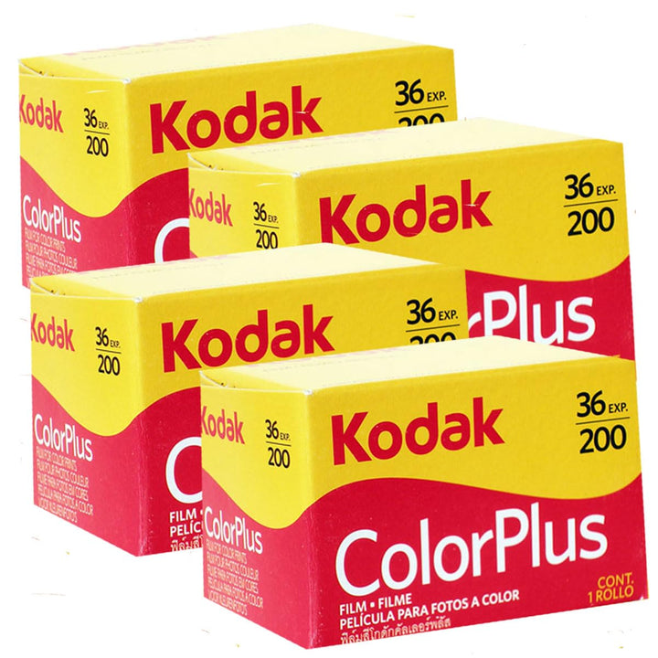 4X 1A PHOTO PORST Kodak Color Plus Kleinbildfilm 200 ISO, je 36 Aufnahmen