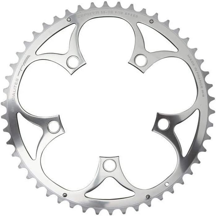 Spécialités TA Zephyr Compact 5-Arm 110pcd 9/10 Speed Kettenblatt Outer 48t silber, Outer 48t silber
