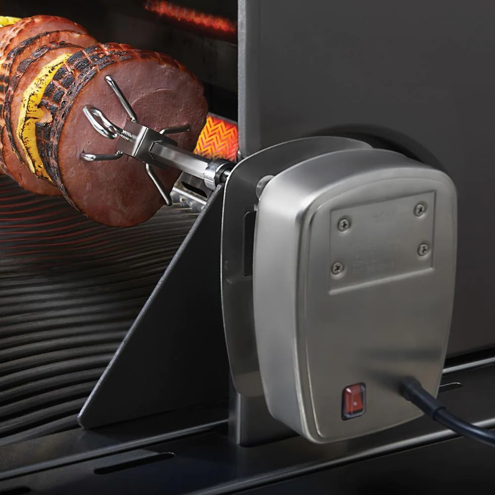 Napoleon Edelstahl Rotisserie Heavy Duty für LE, LEX485, Prestige & Prestige Pro500 Drehspiess-Set H