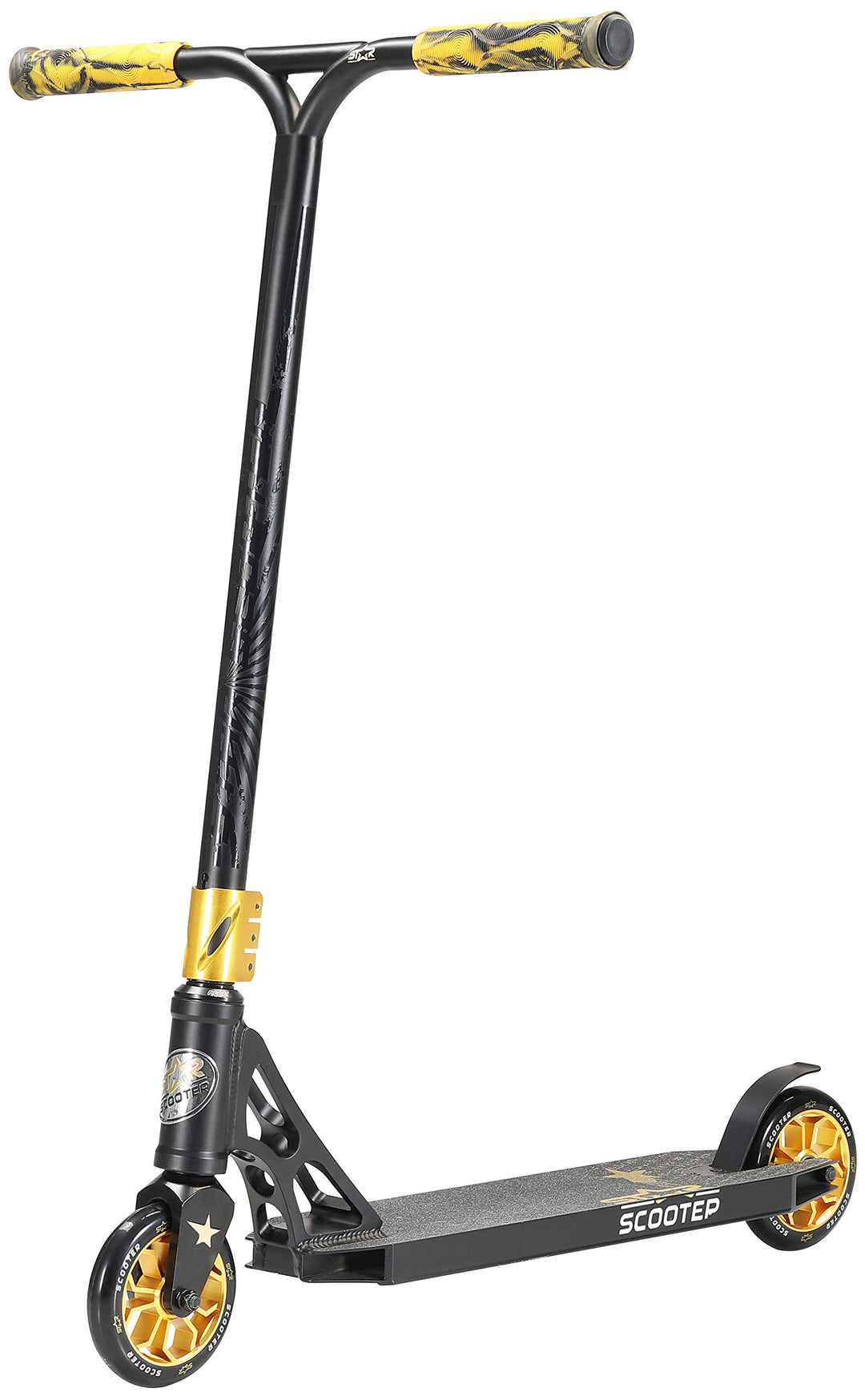 STAR SCOOTER Pro Sport Freestyle Kick Stunt Scooter für Kinder ab 7 Jahre, Erwachsene | 110 120mm Pr