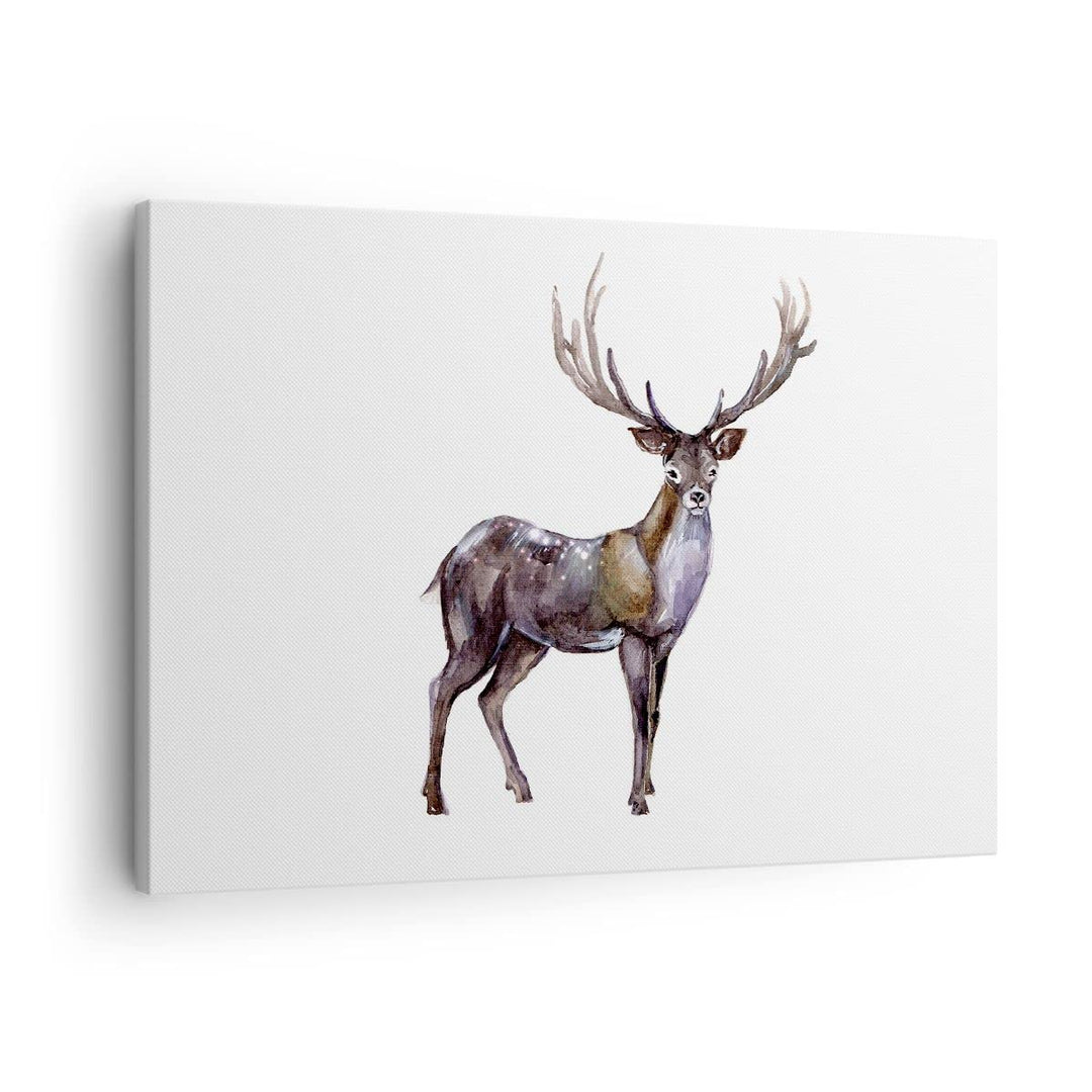 ARTTOR Bilder auf Leinwand Liebes Tier Wild Wald Leinwandbild 70x50cm Wandbilder Dekoration Wohnzimm