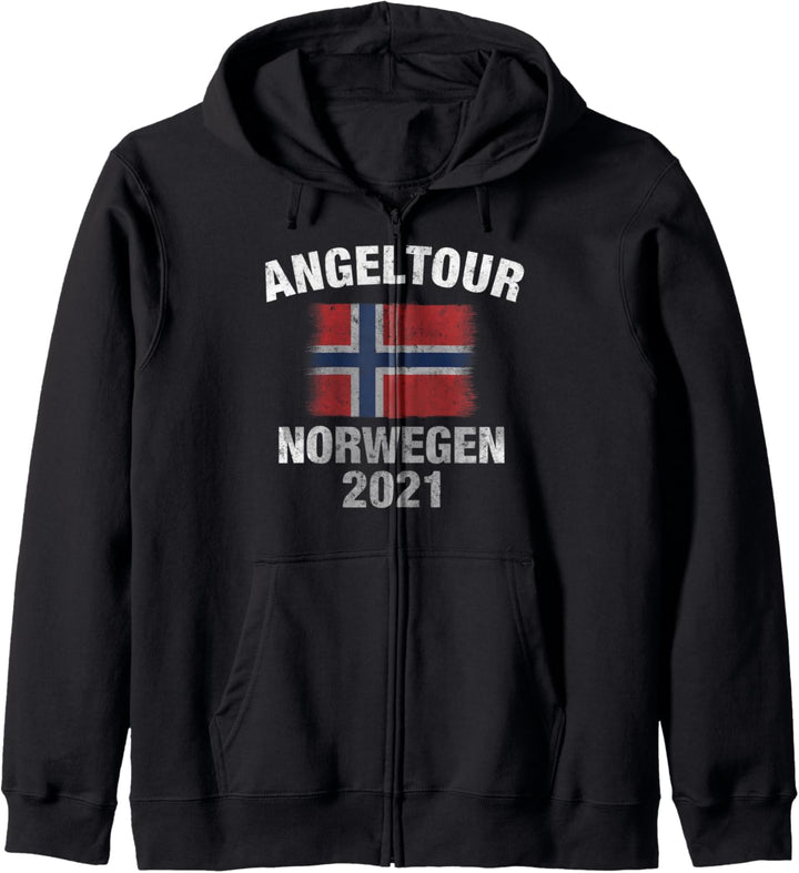 Norwegen Angeln 2021 Angeltour Kapuzenjacke