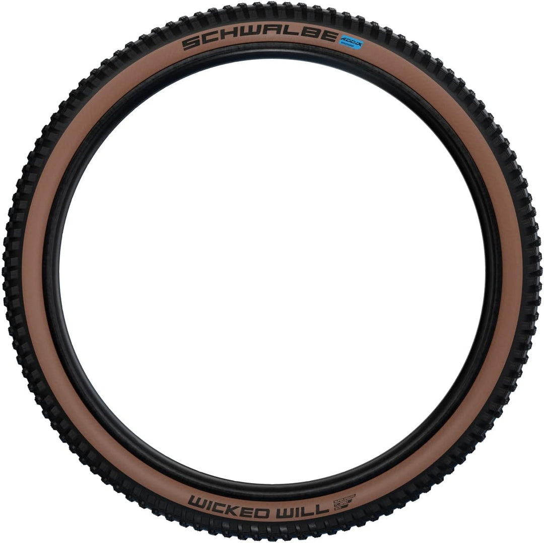 Schwalbe Wicked Will Evo Faltreifen // 62-584 (27,5x2,40') Super Ground Bronze Skin schwarz/braun, s