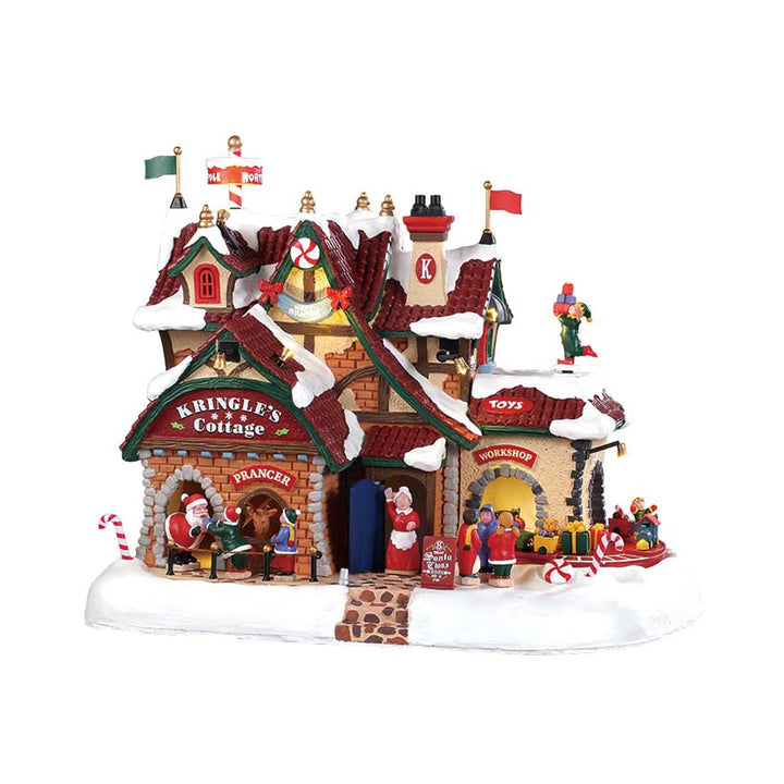 Lemax 95462-UK Santa's Wonderland Sights & Sounds: Kringle's Cottage