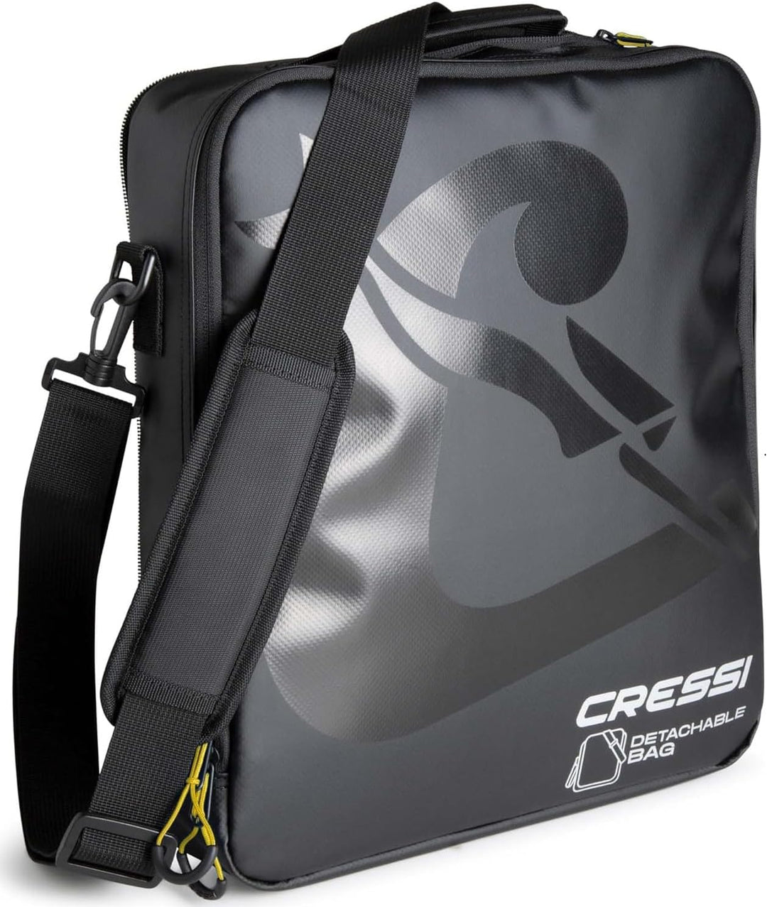 CRESSI Trolley Bag, Schwarz/Gelb