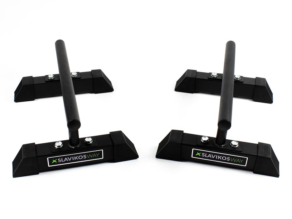 X-Parts Parallettes Metall Calisthenics Liegestützgriffe Handstandgriffe Stabil Handstand SCHWARZ Sl