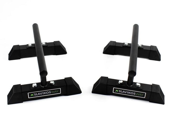 X-Parts Parallettes Metall Calisthenics Liegestützgriffe Handstandgriffe Stabil Handstand SCHWARZ Sl