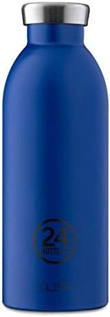 24 Bottles Clima Bottle Isolierflasche aus lebensmittelechtem Edelstahl in der Farbe Gold Blue, 500m