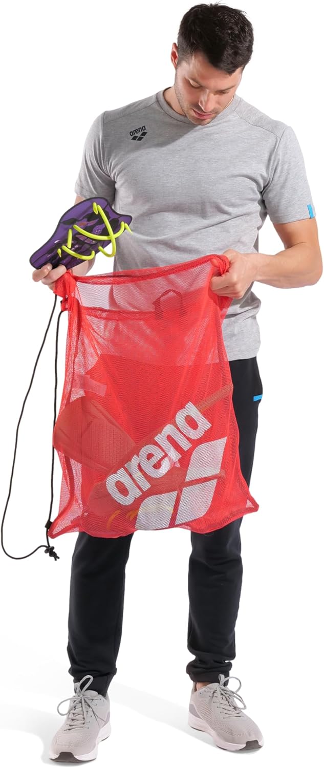 Arena One Go Mesh Beutel Schwimmbad TU Rot, TU Rot