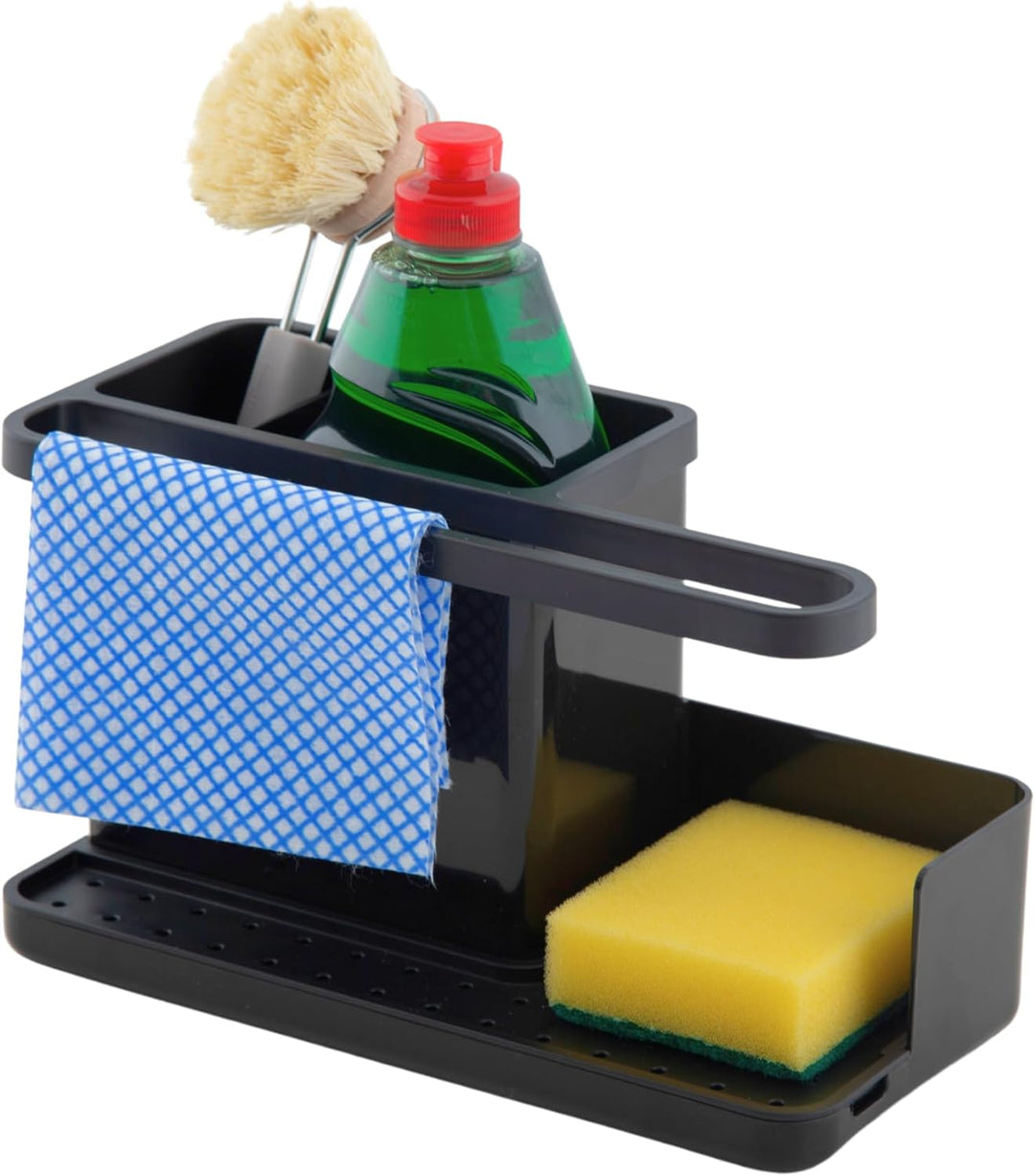 simplywire – Spülbecken-Caddy – Spülbecken-Organizer – Abnehmbare Auffangschale – rutschfest – Schwa