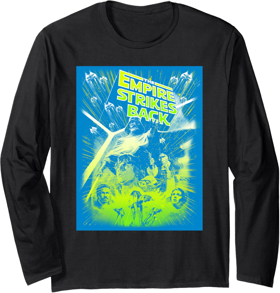 Star Wars Bright Empire Strikes Back Bursting Poster Langarmshirt
