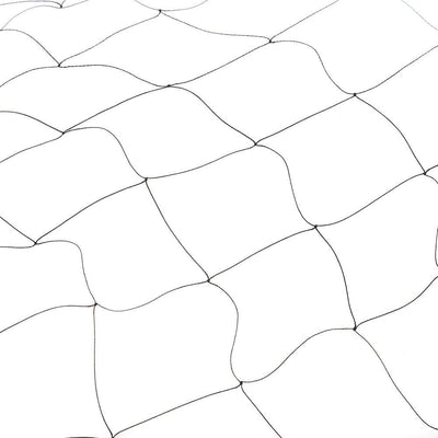 Zerone Vogelnetz, 7,6 x 15,2 m, schwarz, Anti-Vogelschutz, 5 x 5 cm, Netzgewebe für Vogelernte, Obst
