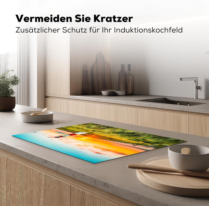 KitchenYeah© Herdabdeckplatte Einteilig Herdabdeckung Abdeckplatte für Ceranfeld Abdeckung Induktion