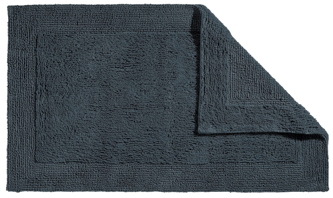 Erwin Müller Badematte, Badteppich Uni Serie Stuttgart anthrazit Grösse 80x150 cm - extra dick, hohe