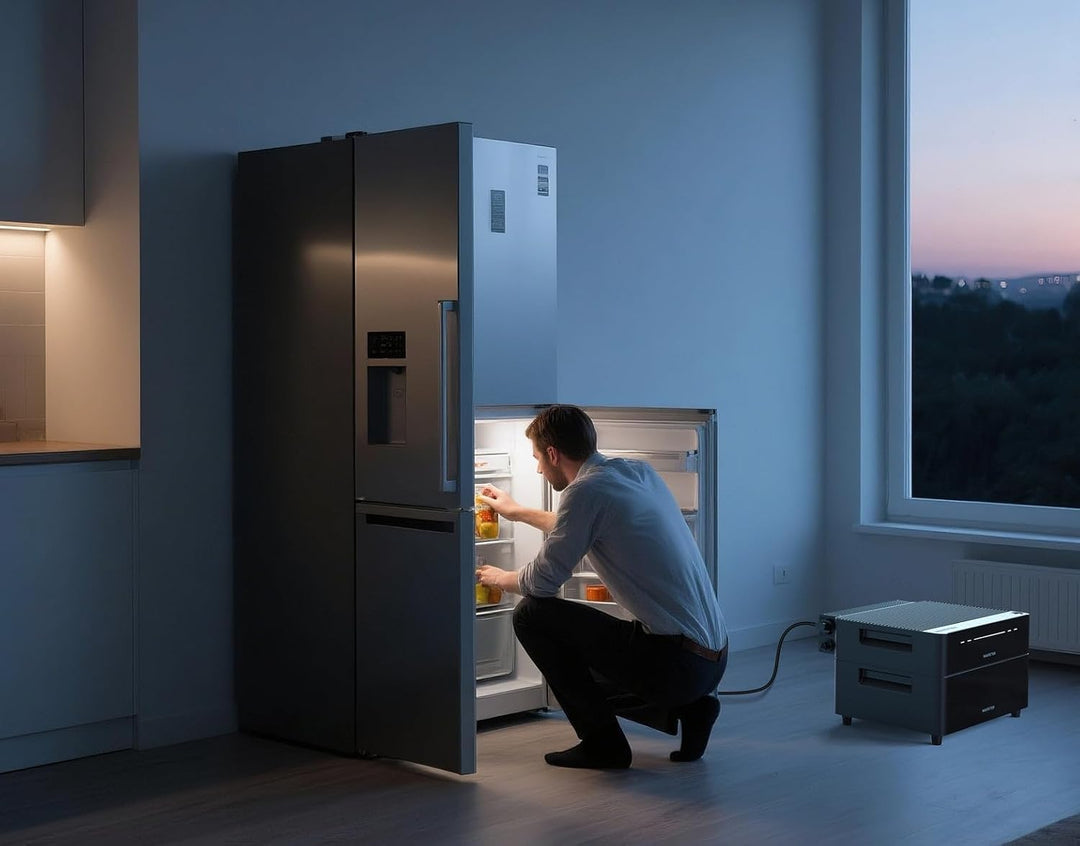 Marstek Venus D + 1 Erweiterungsakku (2,56 kWh) All-in-One Balkonkraftwerk mit Speicher, 4 MPPT für