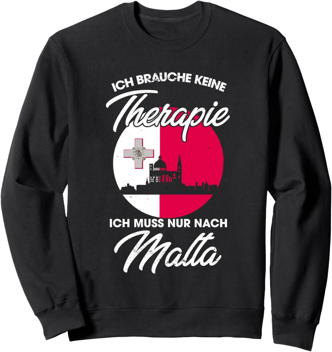 Maltesische Flagge I Malta Urlaub I Malta Sweatshirt