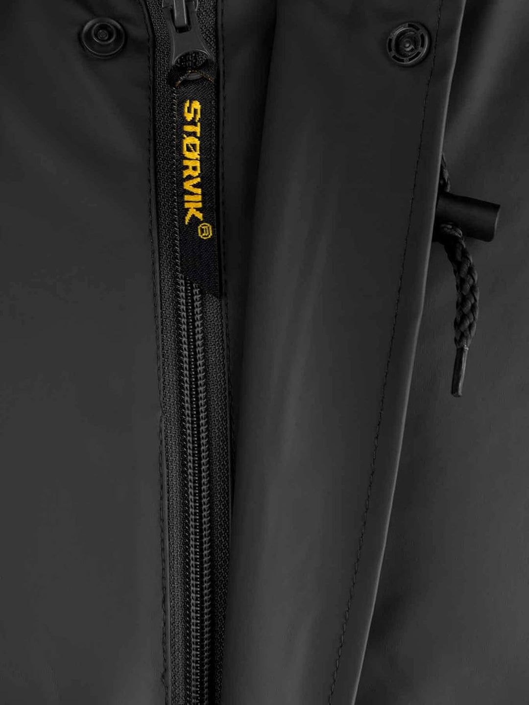STØRVIK PU-Overall Regenkombi Regenoverall Reinigungsoverall Unisex Schwarz L, Schwarz L