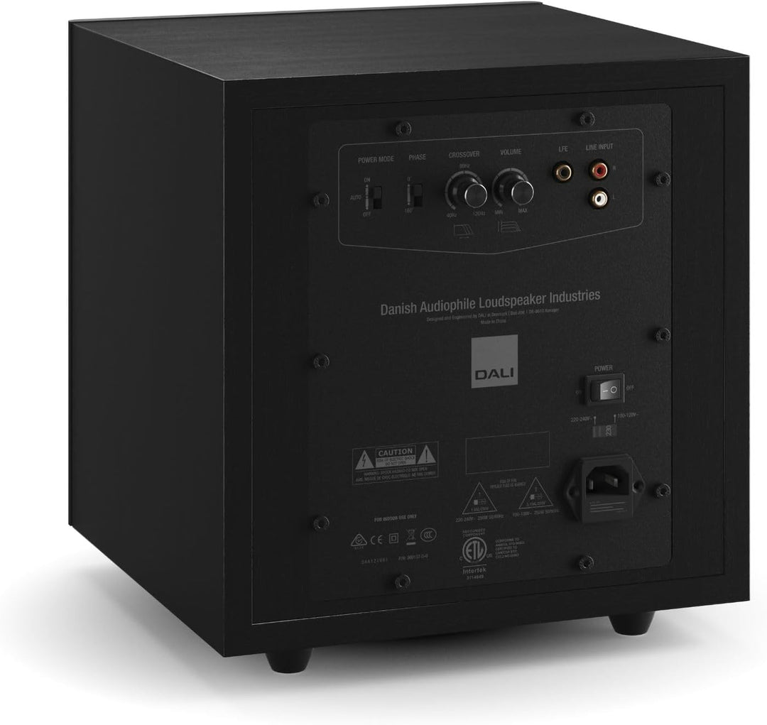 DALI SUB E-9 F Aktiv-Subwoofer - 9" Aluminium-Tieftöner, 170W RMS mit 220W Spitzenleistung, Elegante
