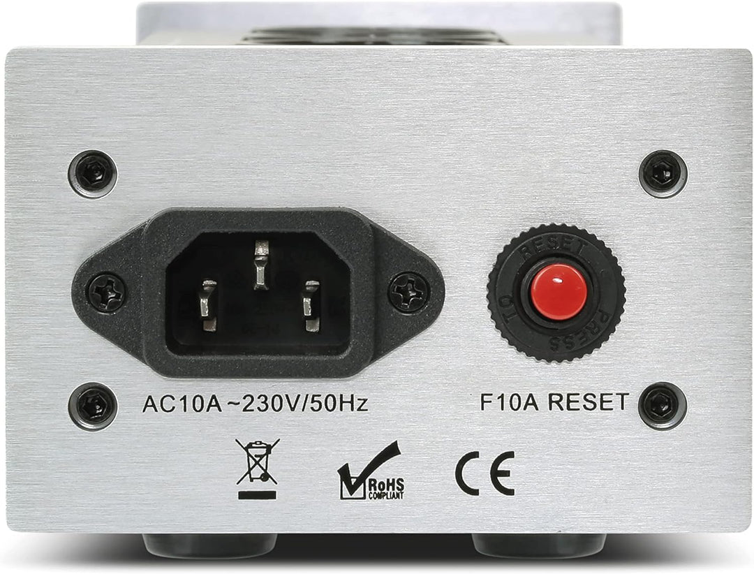 Dynavox HiFi-Netzfilter X1000S Mehrfach-Steckdosenleiste mit 4 gefilterten Steckplätzen, LED-Kontrol