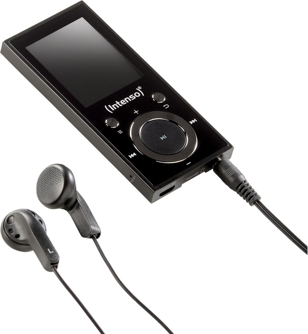 Intenso MP3 Player Video Scooter 1,8 Zoll Bluetooth schwarz schwarz 16GB Single, schwarz 16GB Single