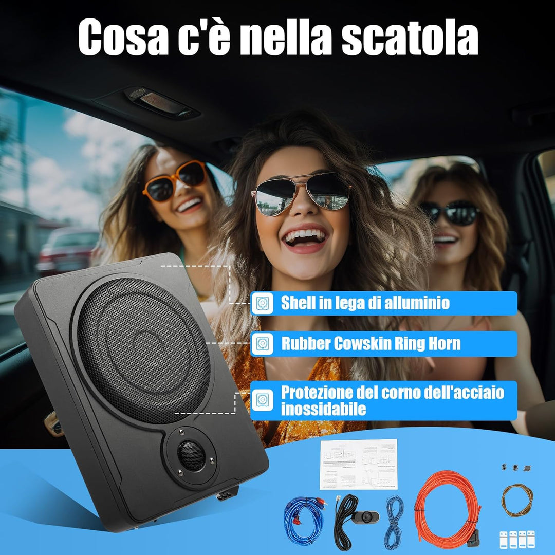 Unter Sitz Subwoofer für Autos 200W Subwoofer für Autos, Subsystem mit Integriertem Verstärker, High