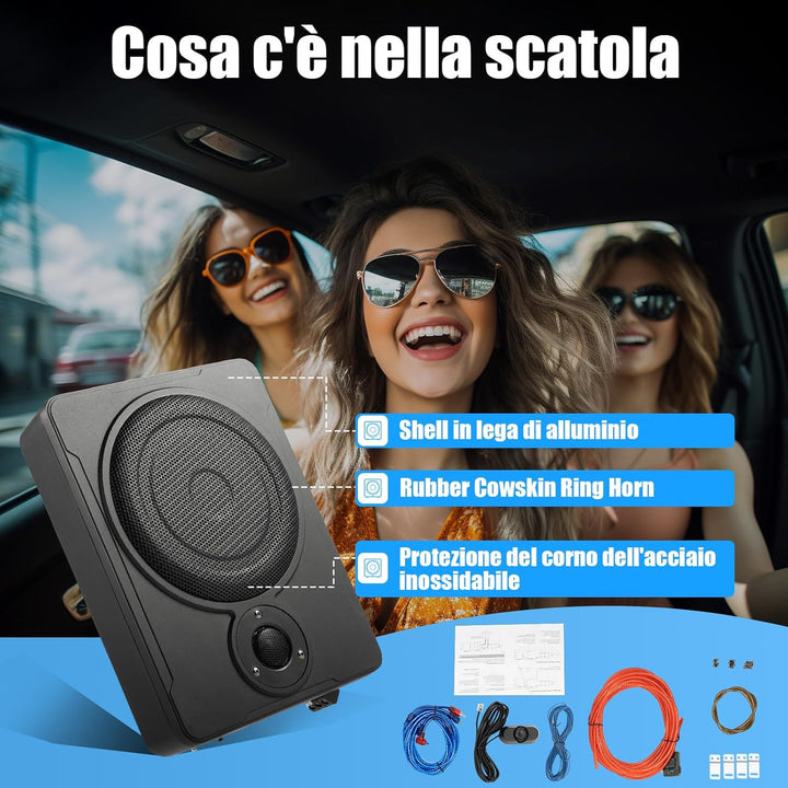 Unter Sitz Subwoofer für Autos 200W Subwoofer für Autos, Subsystem mit Integriertem Verstärker, High