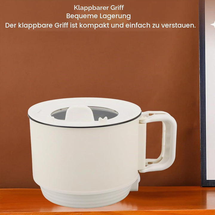 Elektrischer Hot Pot, 1,8 L, Grosses Fassungsvermögen, 2 Gänge, Verstellbar, Tragbar, Antihaftbeschi