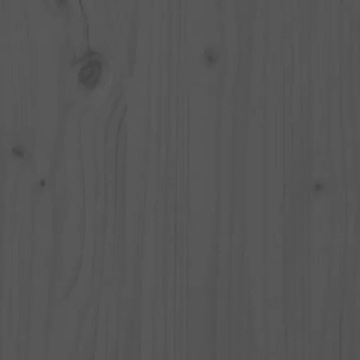 FIRBNUS Pflanzkübel Grau 78x78x27 cm Massivholz Kiefer Blumenkasten Treppenstufen-Design Gartenpflan