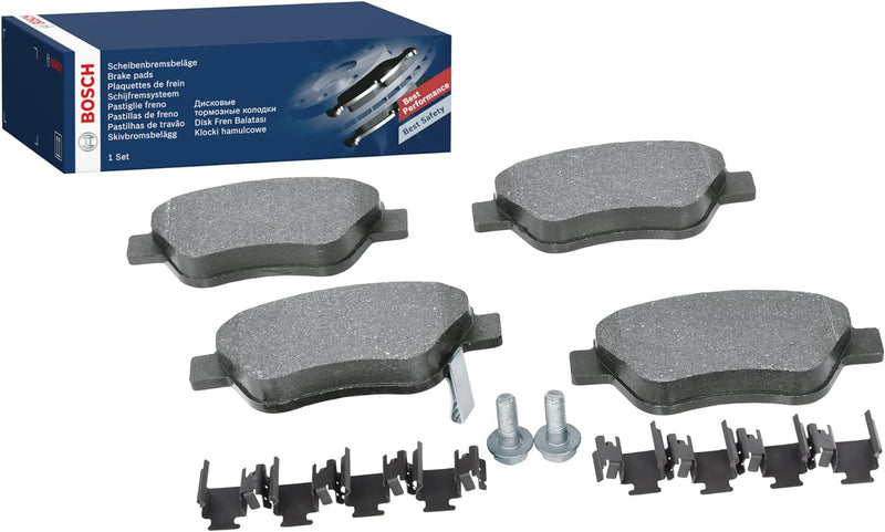 Bosch BP1002 Bremsbeläge - Vorderachse - ECE-R90 Zertifizierung - vier Bremsbeläge pro Set