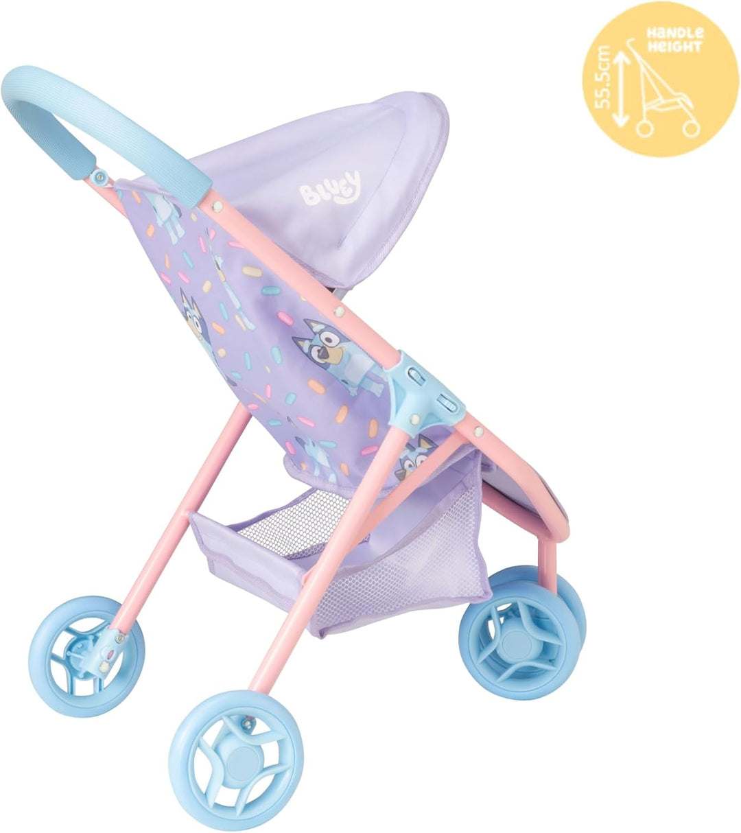 Bluey Jogger Puppen Kinderwagen | Spielzeugpuppen Buggy | Baby Doll Kinderwagen | Kinder Puppe Kinde
