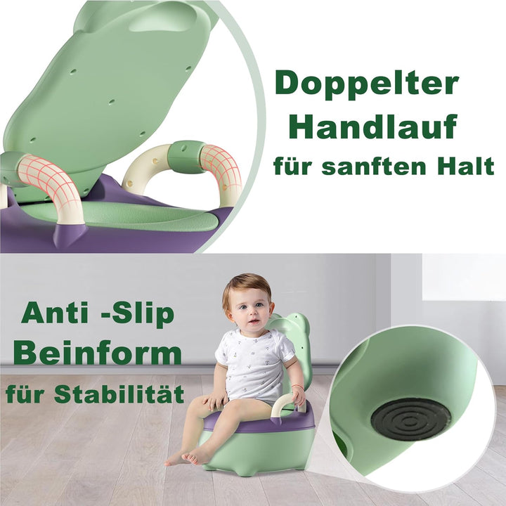 YRHome Töpfchen Kinder Babytopf WC/Klo Toiletten Training Frosch-Design Toilettentrainer Baby Kinder