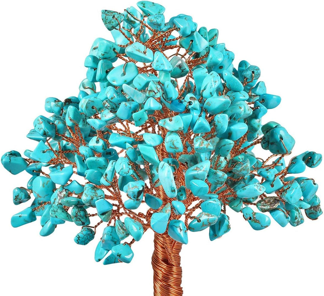 KYEYGWO Geld Baum auf Achat Basis Bonsai Skulptur Figur für Glück Reichtum Gesundheit 5"-5,9" hoch g