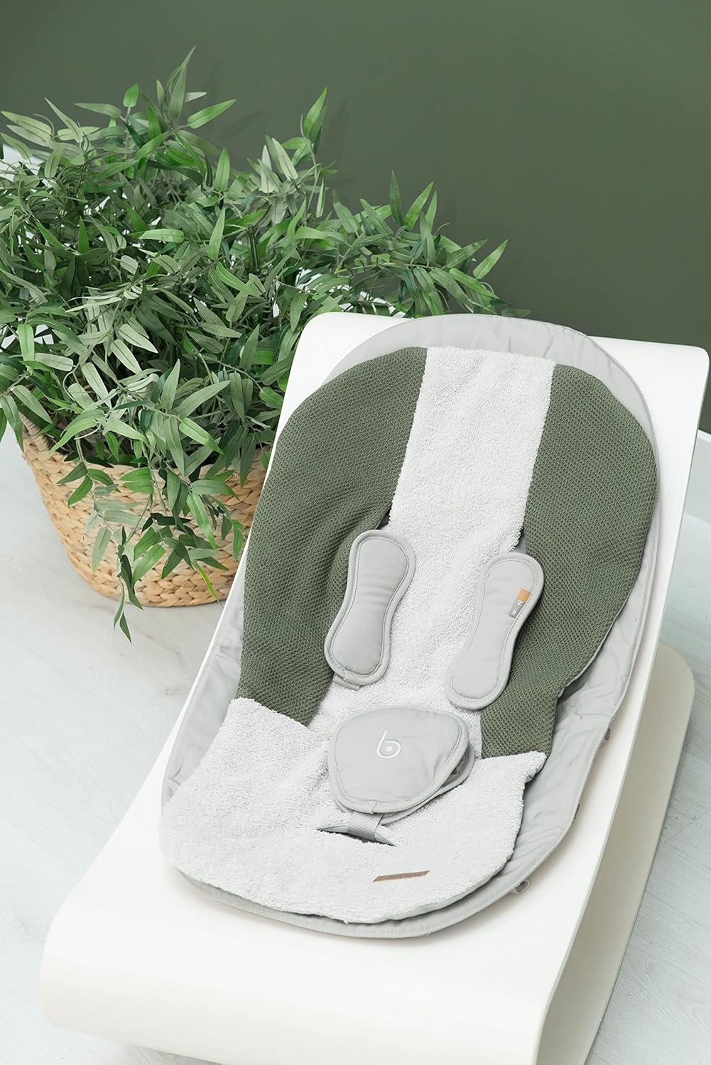 BO BABY'S ONLY - Multicomforter aus Baumwolle - 68x40 cm - für Jungen und Mädchen - Silbergrau, Silb
