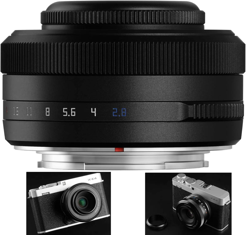 TTArtisan AF 27mm F2.8 XF Objektiv für Fuji X Mount Kameras X-A1 X-A10 X-M1 X-T1 X-T10 X-T100 X-PR01