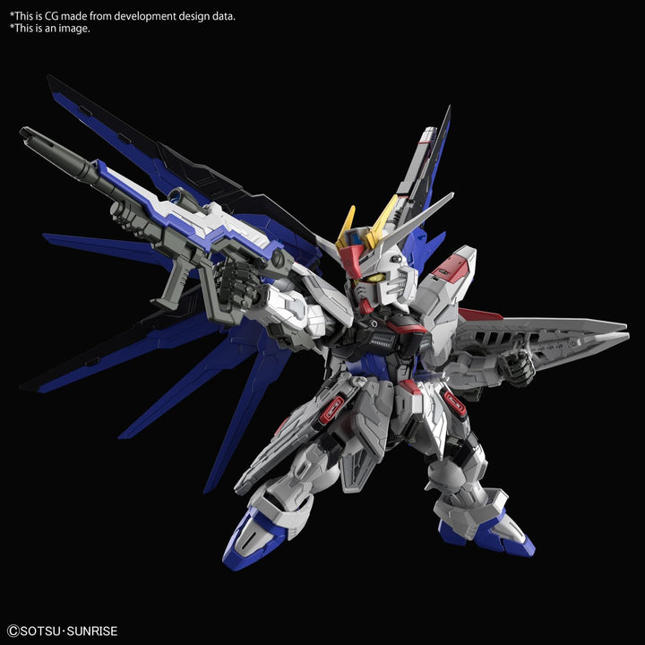 BANDAI SPIRITS(バンダイ スピリッツ) MGSD Mobile Suit Gundam Seed Freedom Gundam Farbkodiertes Kunststoffmodel