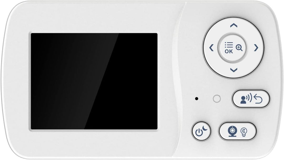 TELEFUNKEN Babyphone mit Kamera 2,4" Bildschrim, Nachtlicht, starre Kamera mit Infarotmodus, VOX-Mod