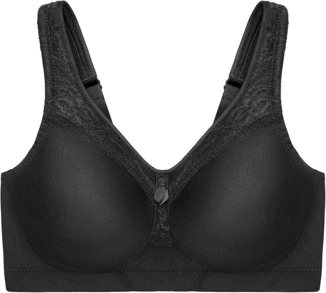 Glamorise Damen Full Coverage Bra 105E Schwarz, 105E Schwarz