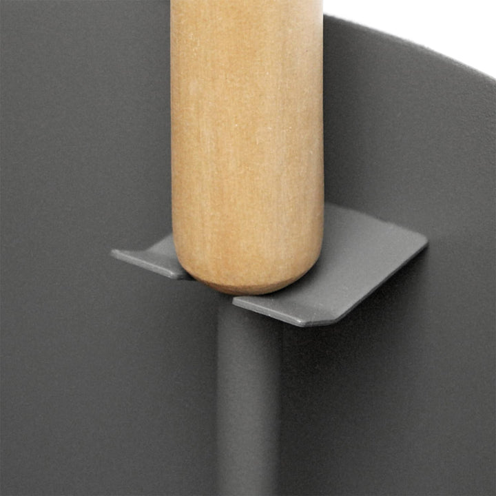 raik R1017 Raik Kaminbesteck mit Holzgriff, 3-teilig, grau + RITZ