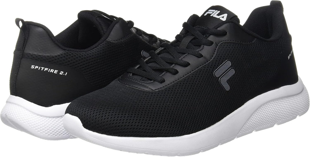 FILA Herren Spitfire 4 Laufschuh 40 EU Black White, 40 EU Black White
