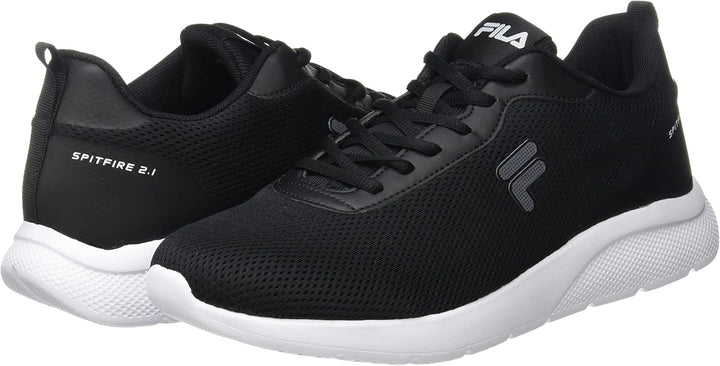 FILA Herren Spitfire 4 Laufschuh 40 EU Black White, 40 EU Black White