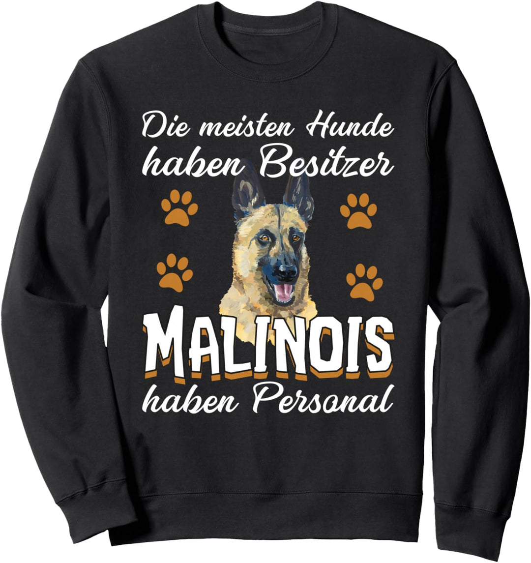 Lustiges Malinois Besitzer Personal Hunde Sweatshirt