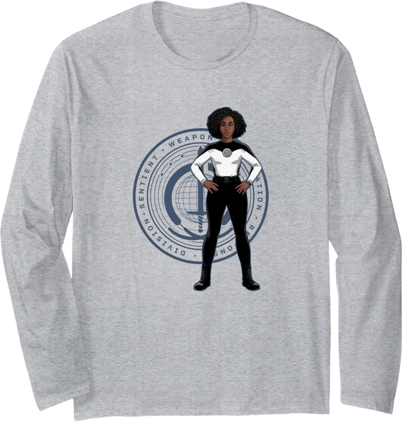 Marvel WandaVision Monica Rambeau S.W.O.R.D. Stance Langarmshirt