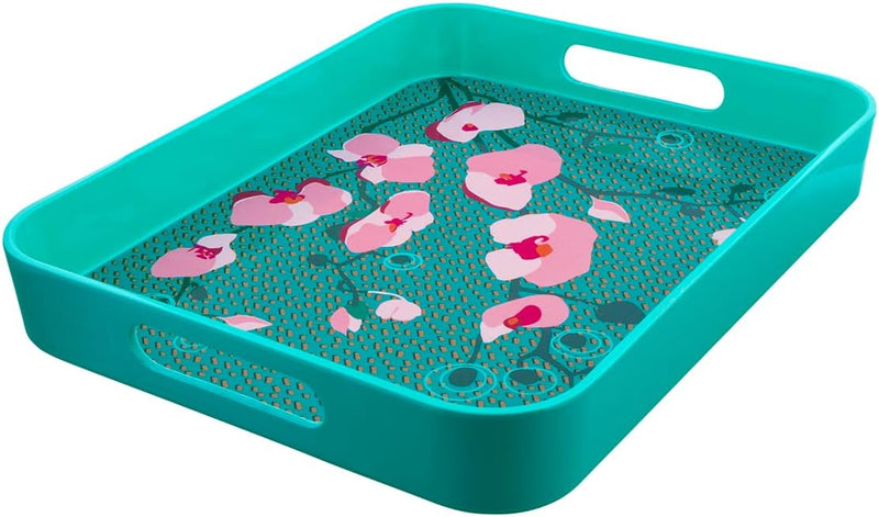 PYLONES, Serviertablett Aperitime Orchid Blue
